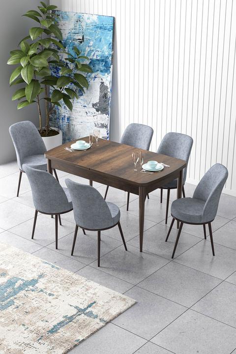 Actual product image Hanah Home Zen Extendable Dining TableChairs Set (MDF)