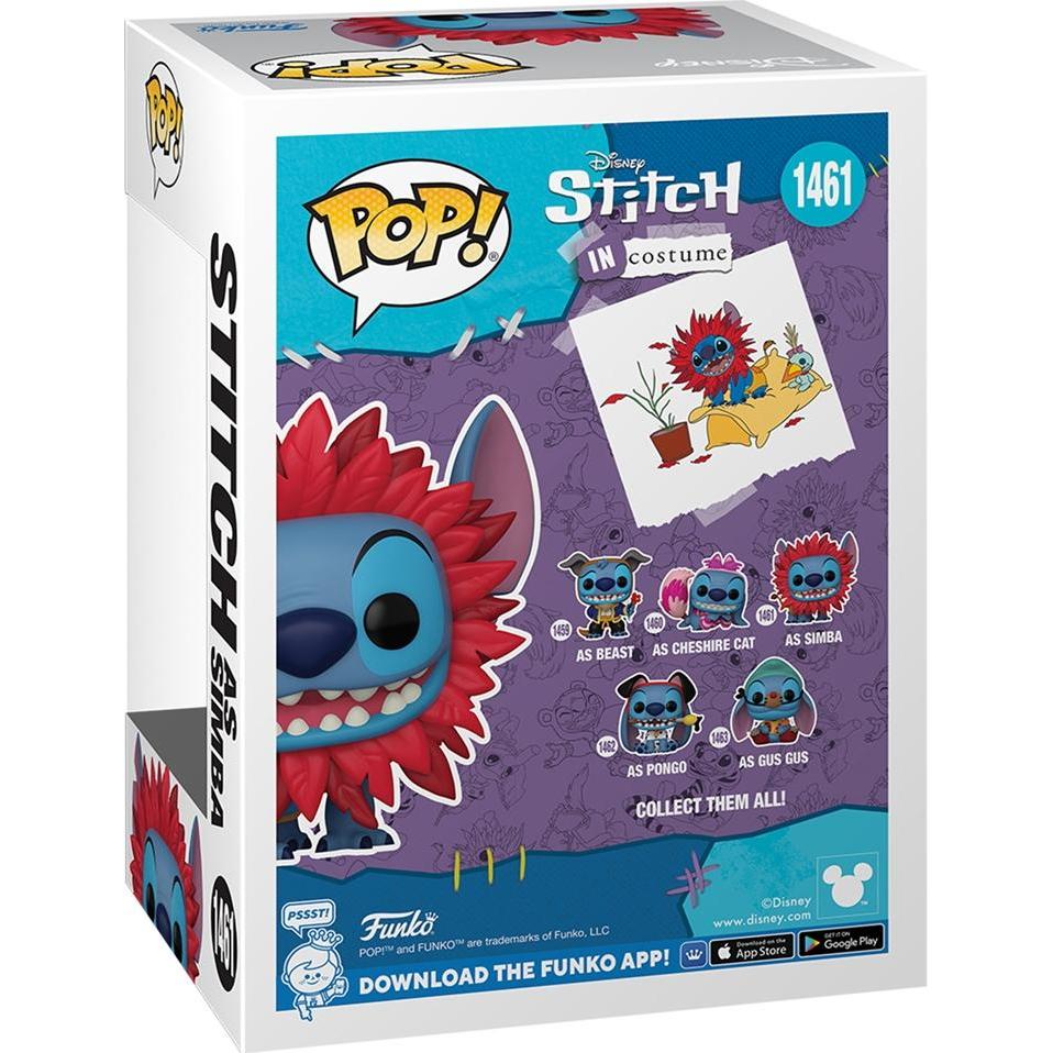 Thumbnail - Funko STITCH COSTUME - POP Disney N° 1461 - Stitch en Simba