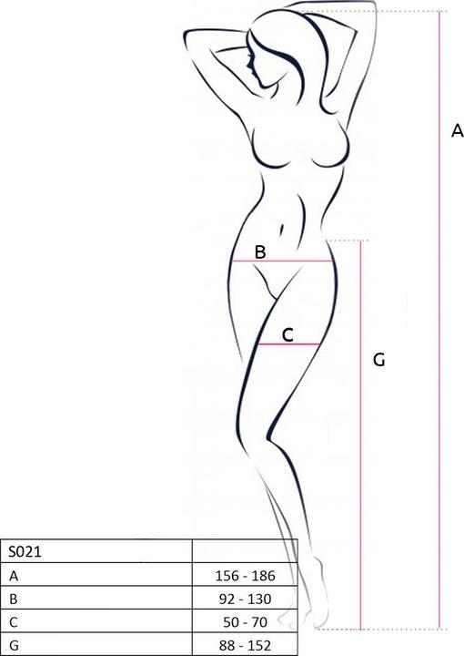 Produktbild Passion Strumpfhose ouvert in weiss (One Size)