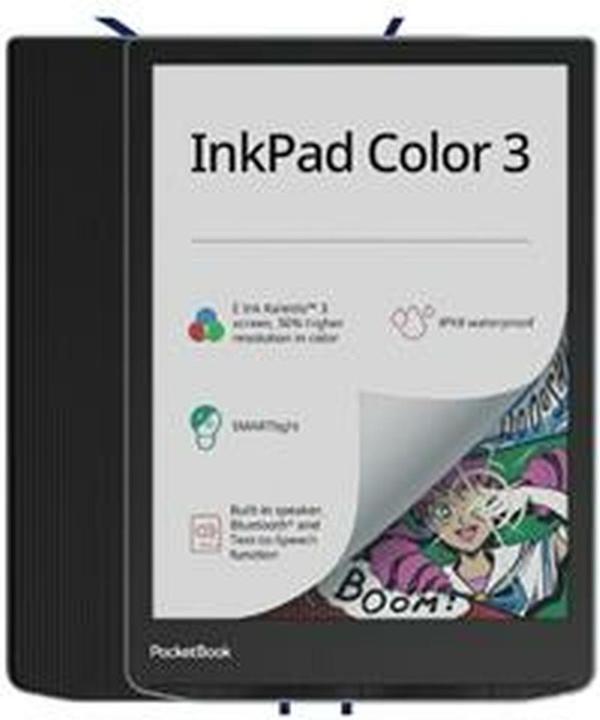 Actual product image PocketBook InkPad Color 3 (7.80", 32 GB, Stormy Sea)