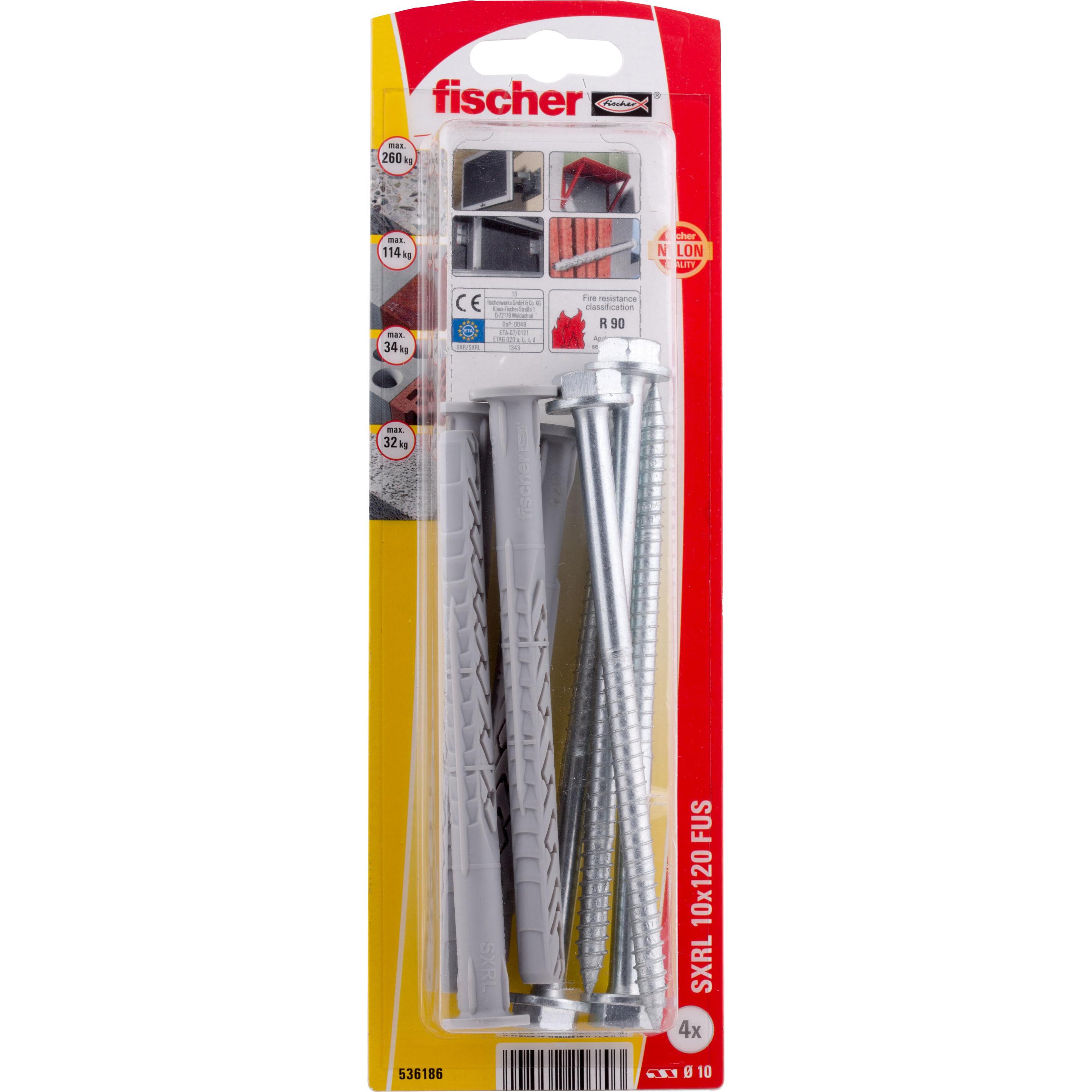 Fischer, Dübel, Langschaftdübel SXRL 10x120 FUS K (4) (4 Stk.)