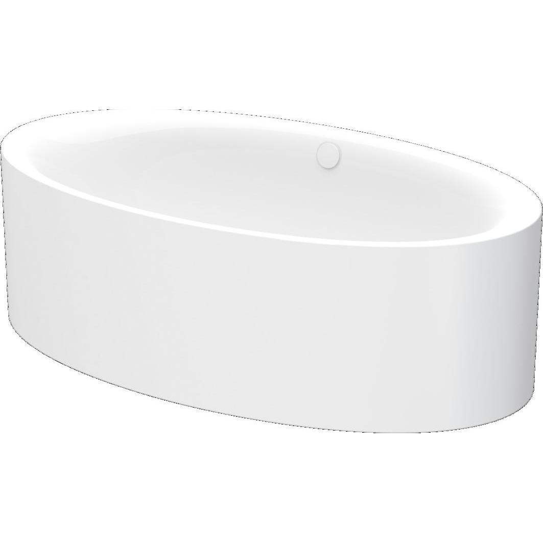 Bette, Badewanne, Eve Oval Silhouette, 1800x1000x450mm, freistehende Badewanne 6043- (215 l, 200 cm, 110.50 cm)