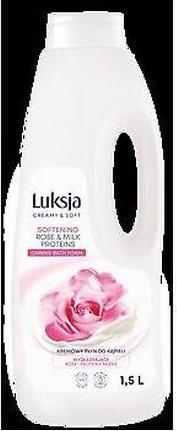 Produktbild Dove Luxja Cremig & Weich Cremige Badelotion Rose & Milchprotein 1500ml (1500 ml, Badeperlen)