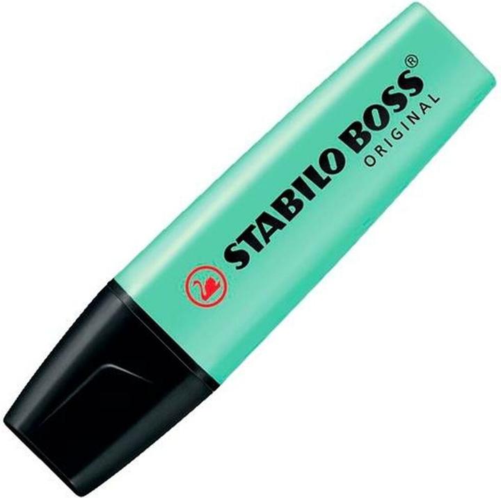 Image du produit STABILO Surligneurs - BOSS ORIGINAL Pastel - Pack de 10 - Touche de vert menthe (10x)