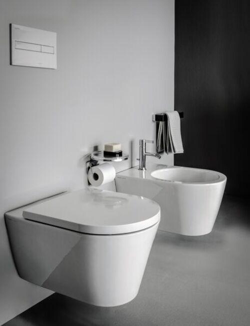 Produktbild Laufen Wandbidet KARTELL 1 Hahnloch-Ausführung weiss LCC