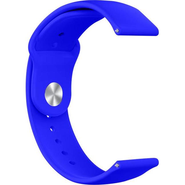 Thumbnail - Strap-it Sportarmband (22 mm, Silikon, vivoactive 4), Uhrenarmband, Blau