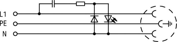 Produktbild Wago Schaltschrank-Steckdose 709-581 lichtgrau