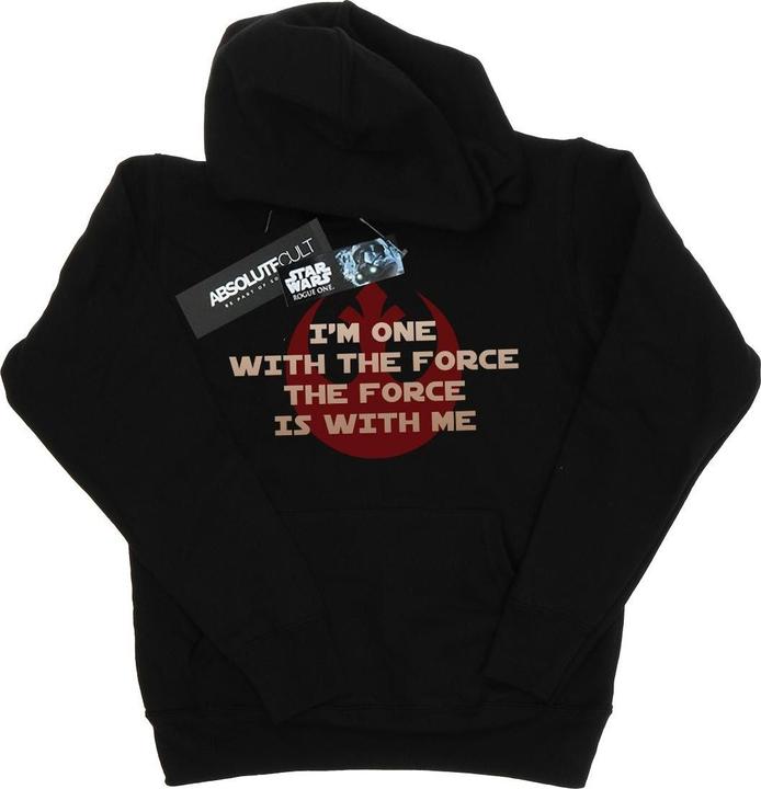 Immagine prodotto Star Wars Rogue One I'm One With The Force Red Felpa con Cappuccio Donna (XS)