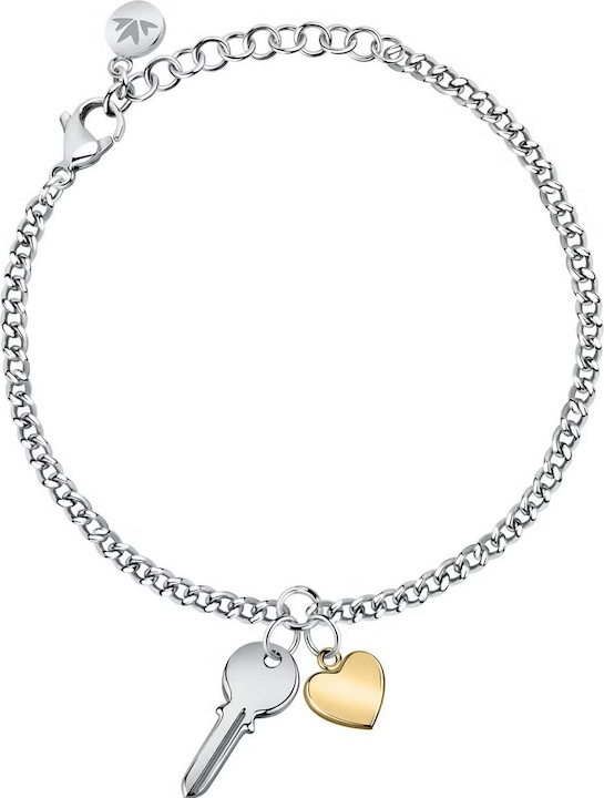 Morellato Passioni Br. Steel+Yg Stone (19 cm, Edelstahl)