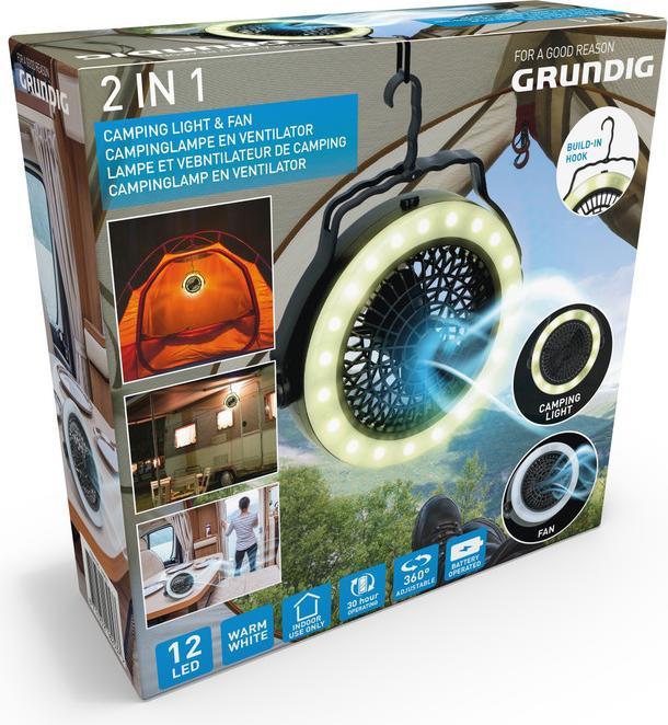 Immagine prodotto Grundig Lampada e ventilatore da campeggio