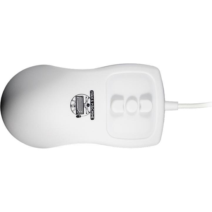 Man & Machine Europe Man & Machine Petite Mouse Maus Beidhändig USB Typ-A, Maus, Weiss