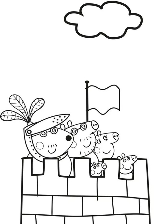 Actual product image Peppa: My big colouring book
