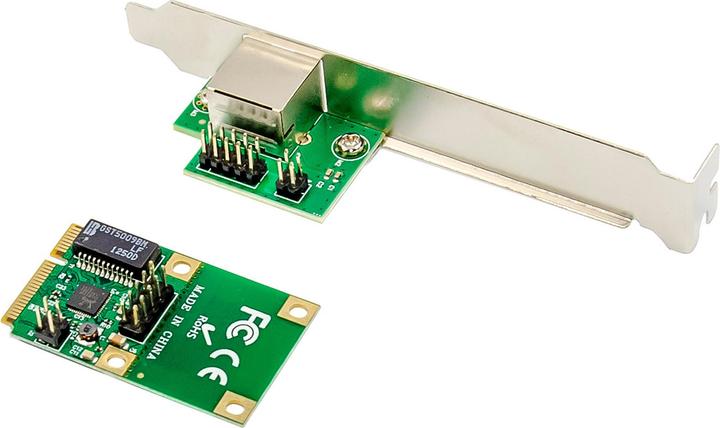Actual product image InLine Mini-PCIe Gigabit Netzwerkkarte (Mini PCI Express)