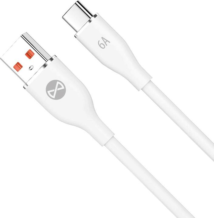 Immagine prodotto Forever cavo USB - USB-C 1,0 m 6A bianco (1 m, 66 W)