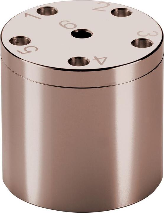 Actual product image Bestsaller 3003 - SUPER SIX Premium Aluminium rose-gold, 36 game sticks & 2 dice (German)