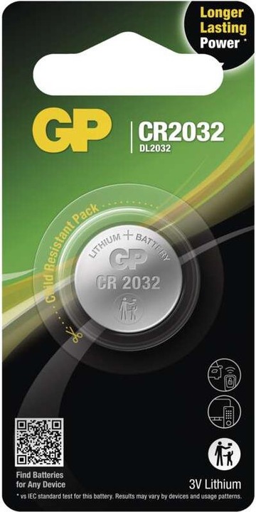 Immagine prodotto GP Batteries Lithium Cell (1 pz., CR2032, 210 mAh)