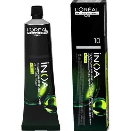 L'Oréal Professionnel, Haarfarbe, Dauerfärbung Inoa Color Nº 10 Platinblond (60 g) (Nº 10 Platinblond)