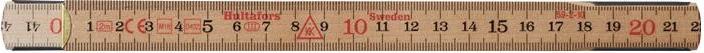 Immagine prodotto Hultafors 2m metro svedese originale 1502 (2 m)