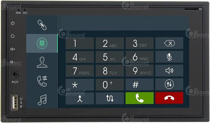Actual product image JFSound Universal Android Car Radio with GPS, Bluetooth, WiFi, DAB+, Touchscreen, CarPlay, Android Auto