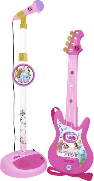 Actual product image Disney Princess Children's Guitar Microphone Pink Disney Princesses (English, French, Portuguese, Spanish)