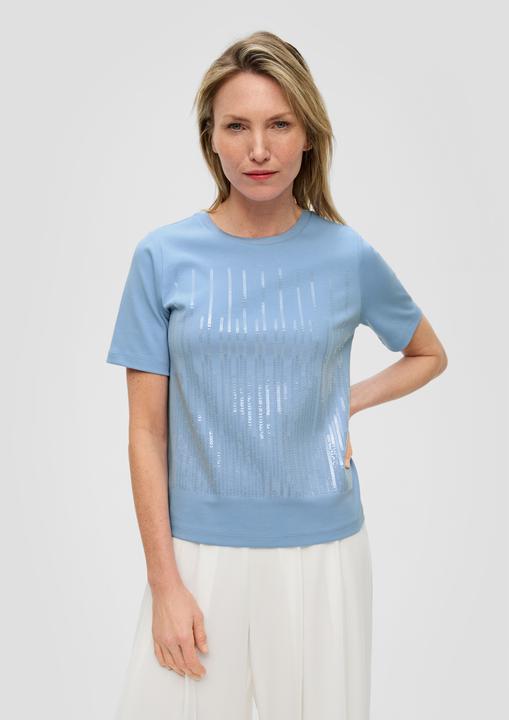 Actual product image S.Oliver T-Shirt T-Shirt mit Pailletten (32)
