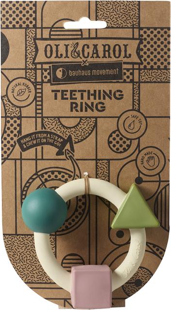 Actual product image Oli and Carol Bauhaus Movement Teething ring soft