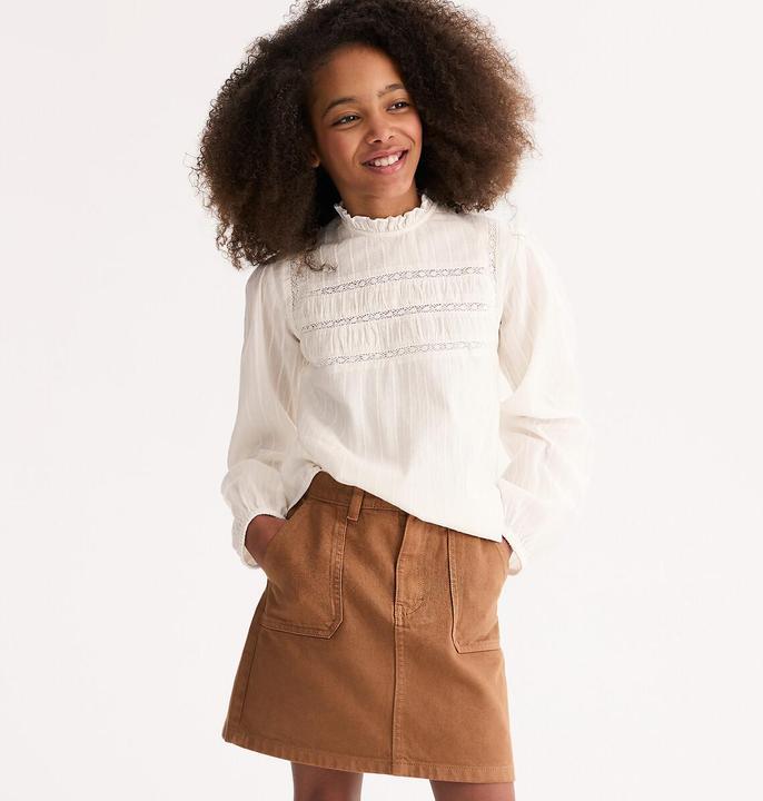 Immagine prodotto La Redoute Collections Bluse mit viktorianischem Kragen (110)