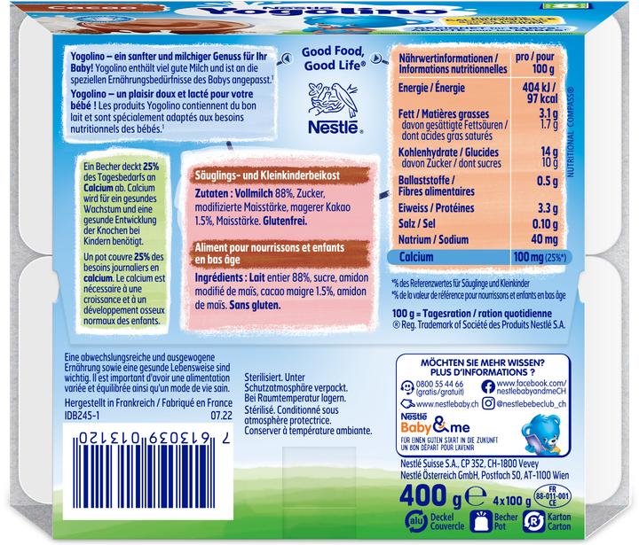 Immagine prodotto Yogolino Cacao (400 g)