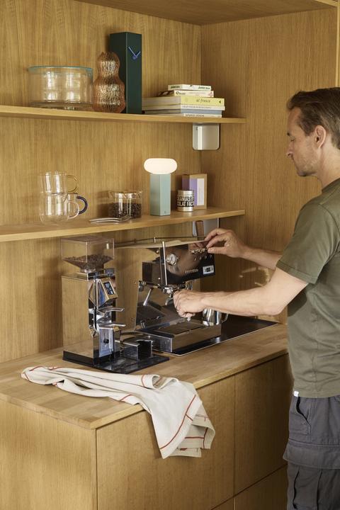 Produktbild Hübsch Low Tragbare Lampe Blau