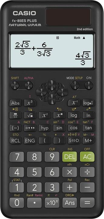 Produktbild Casio Taschenrechner FX-85ESPLUS-2-CH (Solarzellen, Batterien)