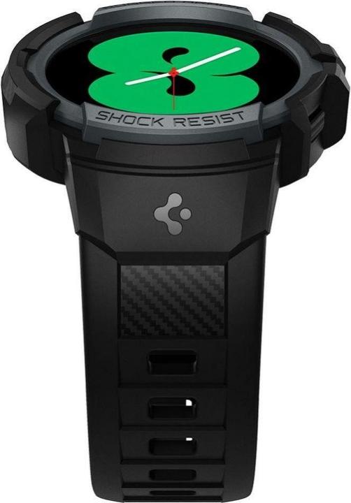 Produktbild Spigen Smartwatch Samsung Galaxy Watch 4/5 Sportarmband, Schwarz, 44 mm