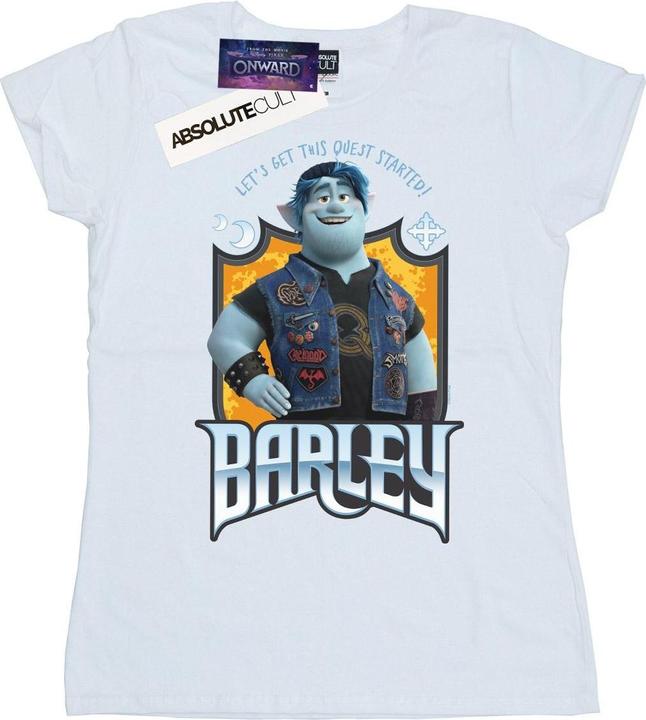 Actual product image Disney Womens/Ladies Onward Barley Pose Cotton T-Shirt (M)