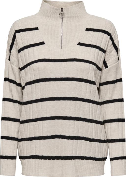 Produktbild Only Normal geschnitten Hoch geschlossen Tief angesetzte Schulter Pullover Strickpullover (XL)