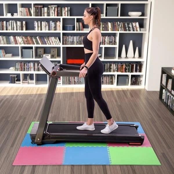 Produktbild One Faltmatte für das Training Fitness MP10 grün-blau-rot, 60x60x1,0cm (9 Teile) (10 mm)