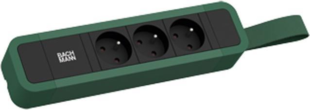 Actual product image Bachmann BACH socket strip (3 x, CEE 7/5, CEE 7/3, 2 m)