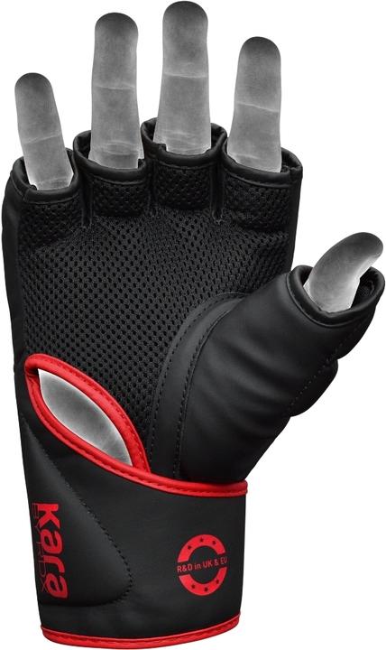 Actual product image Rdx Grappling Gloves F6 Matte Red-S (S)