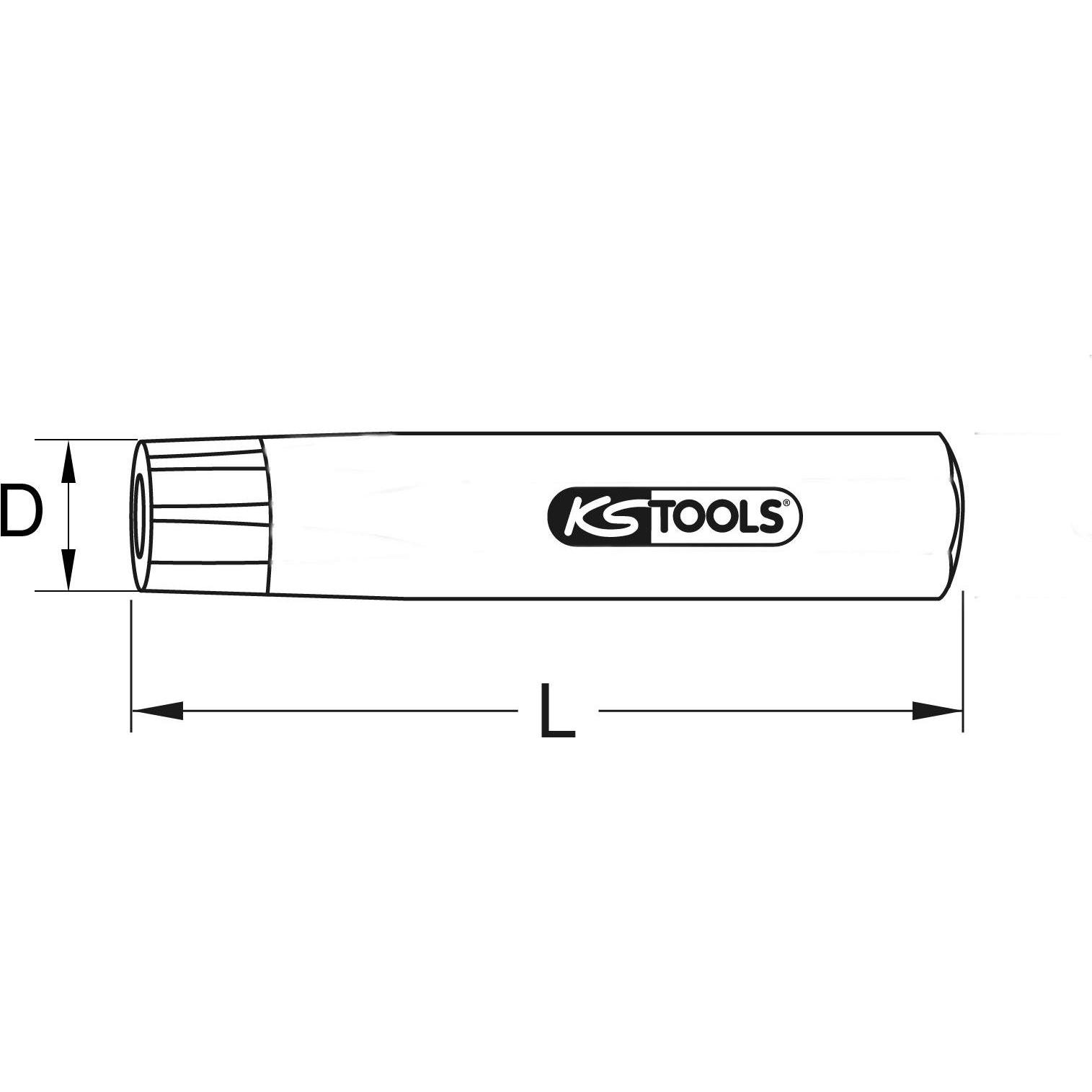 Thumbnail - KS Tools, Stanzwerkzeug, Rundlocheisen