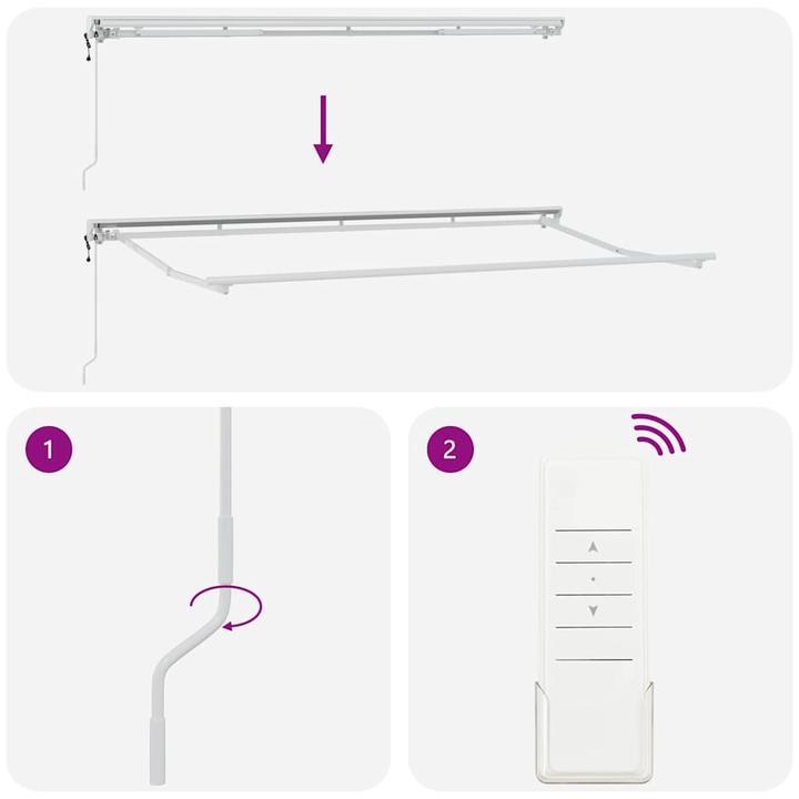 Produktbild vidaXL Einziehbare Markise (2 m)