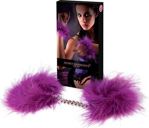 Productafbeelding Secret play Paarse Maraboe handboeien