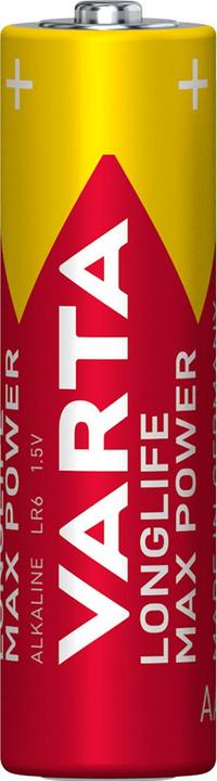Image du produit Varta Longlife Max Power AA Pack 12 (8+4) (12 pcs, AA, 2980 mAh)