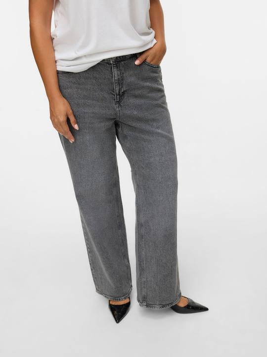 Actual product image Vero Moda VMCTESSA Hohe Taille Weiter Beinschnitt Jeans Weit geschnitten (46)