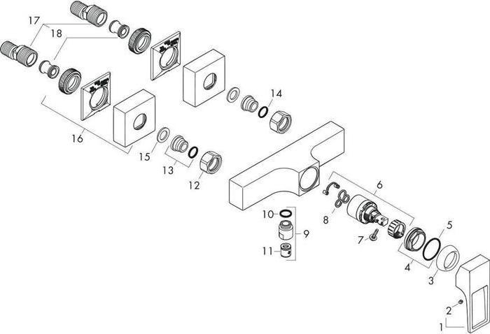 Produktbild hansgrohe Metropol Chrom