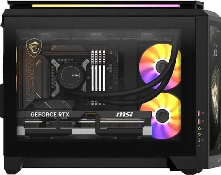 Actual product image MSI MEG Vision X AI 2NVR7-236AT Black (2000 GB, 64 GB, Intel Core Ultra 7 265K)