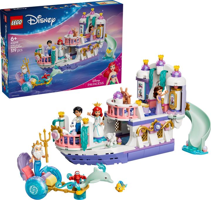 Produktbild LEGO Arielles Königliches Hochzeitsboot (43299, LEGO Disney)