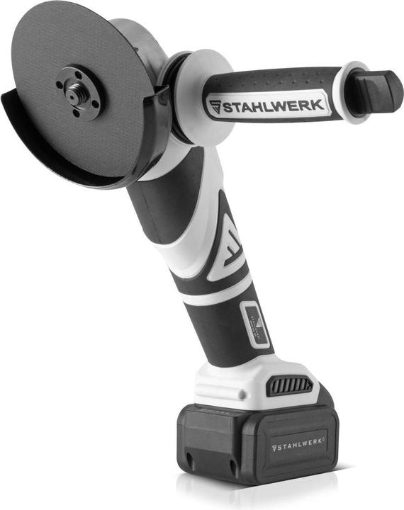Produktbild Stahlwerk Brushless Akku Winkelschleifer  AWS-20 ST 20V/4Ah, 0 - 7500 min-1 (125 mm)