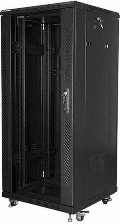 Produktbild Lanberg FF01-6627-12B Rack 27U Freistehendes Gestell (27 HE, 19 Zoll Rack)