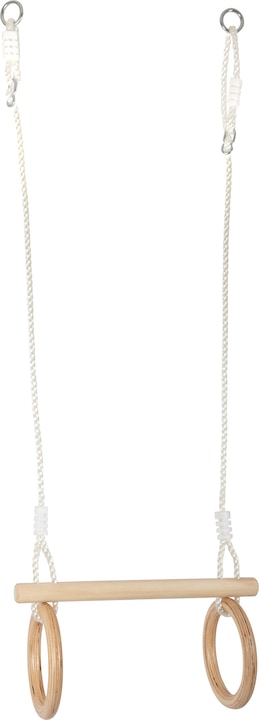 Actual product image small foot Trapeze with gymnastic rings