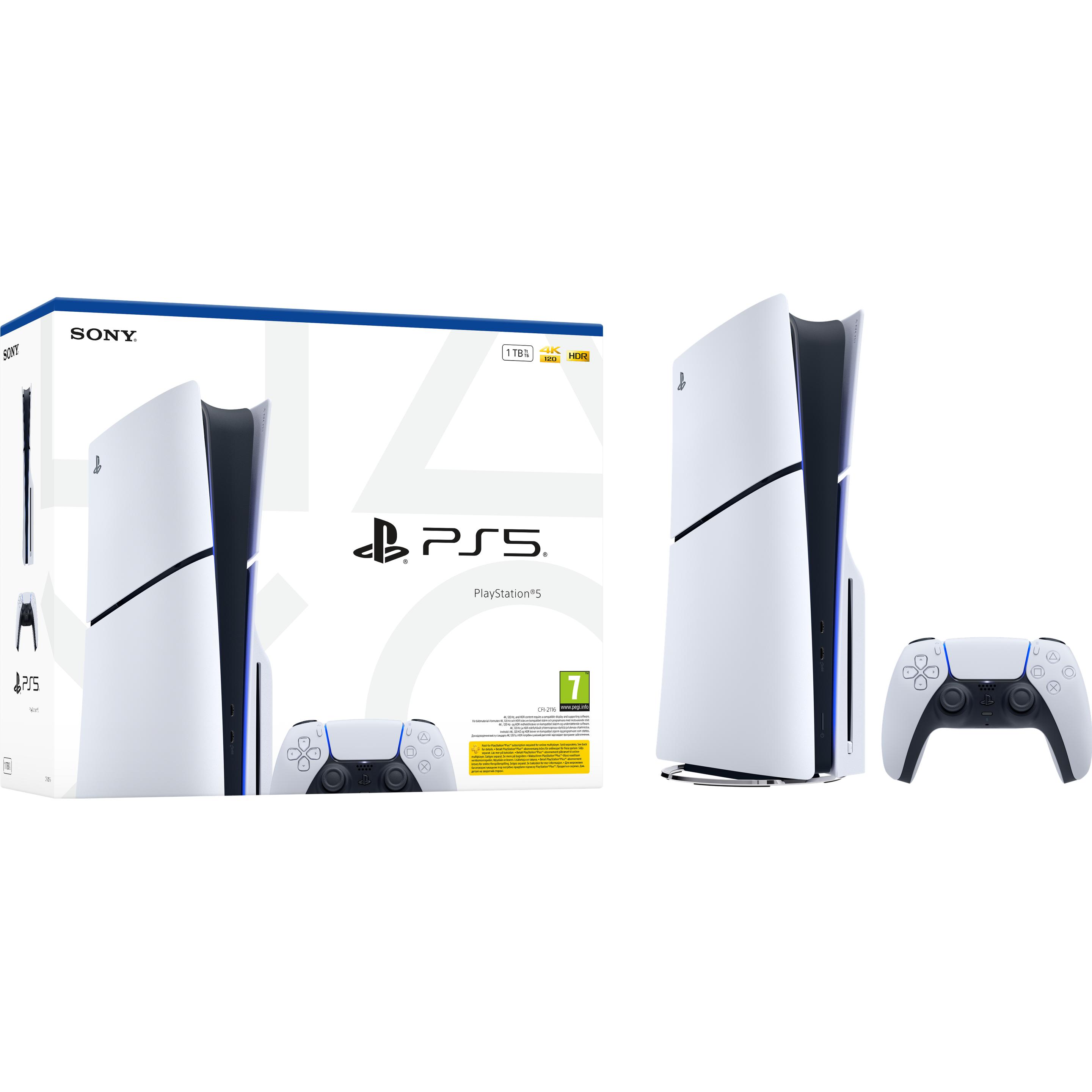 Sony PS5 Console, 1TB, Spielkonsole, Weiss