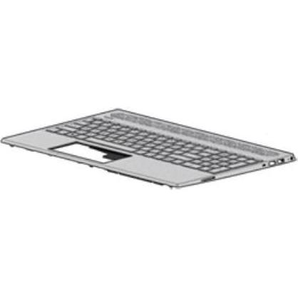 HP Top Cover Nsv W Kb Bl Nsv Uk, Notebook Ersatzteile, Silber