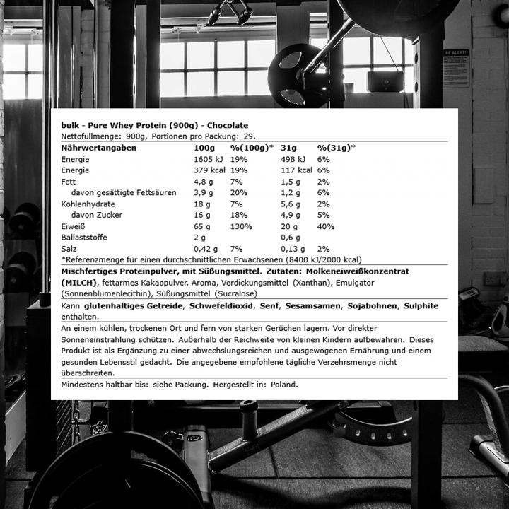 Produktbild Bulk Pure Whey Protein (900 g)